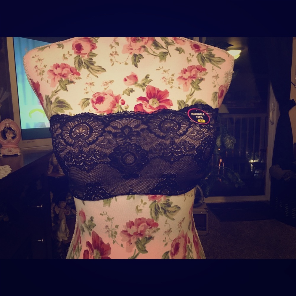 Black Lace Bandeau